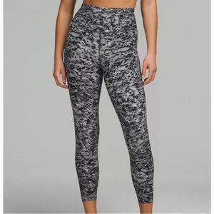 Lululemon Base Pace High-Rise Running Tight Estuary Grey Multi size 2
